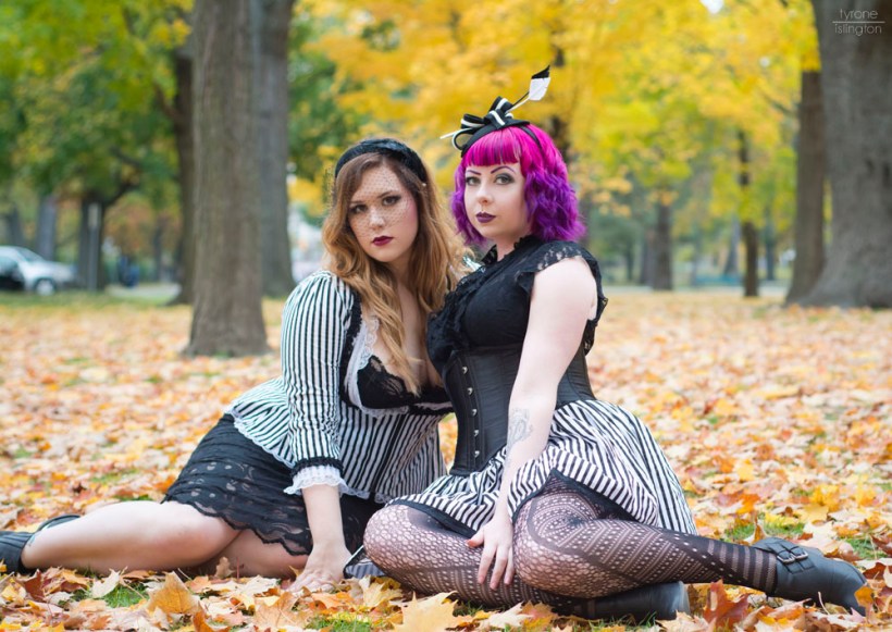 The Glamorous duo of Dolly Monroe and Laura Palmer of Betty Monroe Designs!
